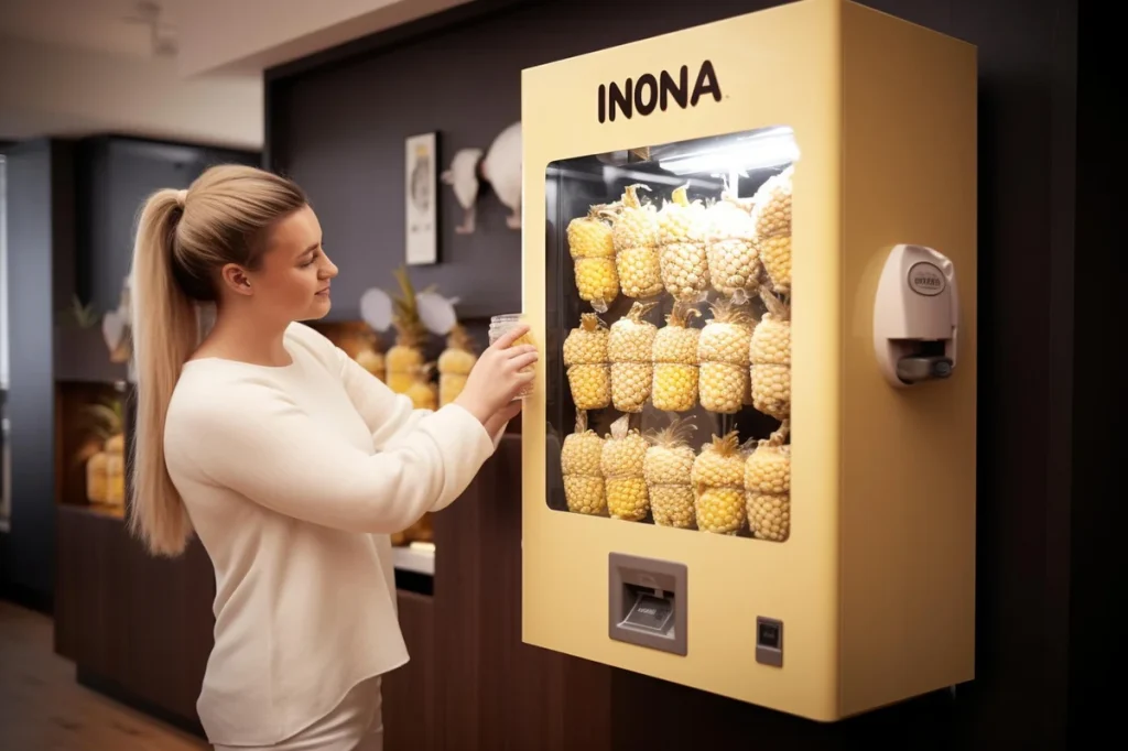 automatic French fries vending machine